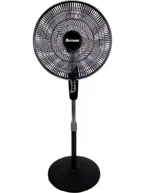 VENTILADOR DE PEDESTAL 16 3 VELOCIDADES SET DE DOS VENTILADORES DE 16 PEDESTAL NEGRO SEATLEO COMERCE