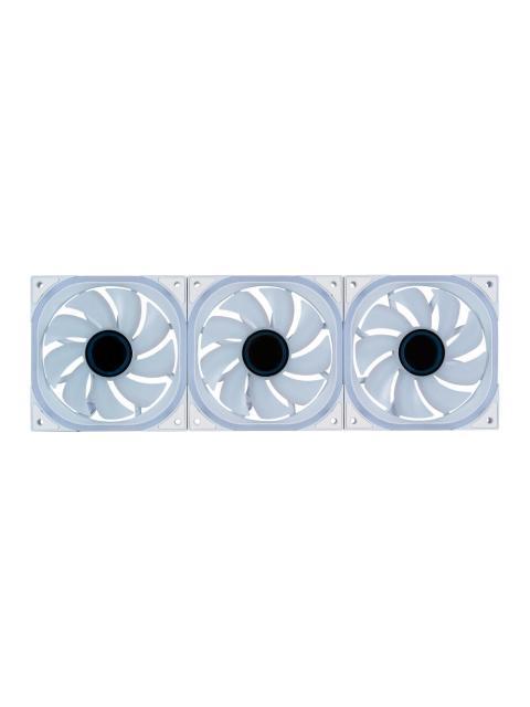 VENTILADOR GAME FACTOR FKG500-BK RGB 120MM 1900RPM BLANCO - 3 PIEZAS - Imagen 5