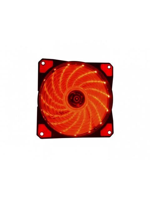 VENTILADOR NACEB NA-0920 LED ROJO 120MM 1200RPM NEGRO