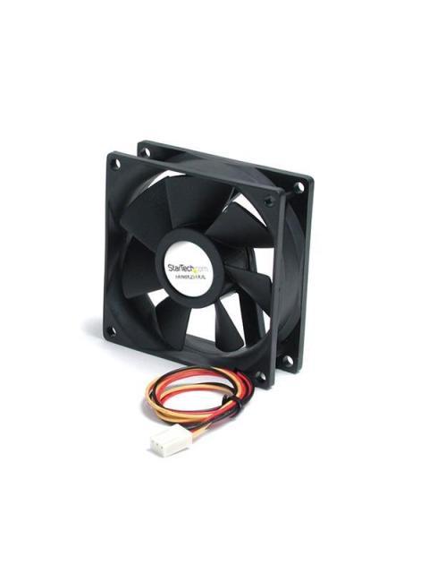 VENTILADOR STARTECH CON RODAMIENTO DE BOLAS DOBLE FAN8X25TX3L 80MM 2000RPM NEGRO