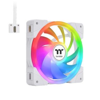 VENTILADOR THERMALTAKE SWAFAN EX12 ARGB SYNC 120MM 500 - 2000RPM BLANCO - 3 PIEZAS