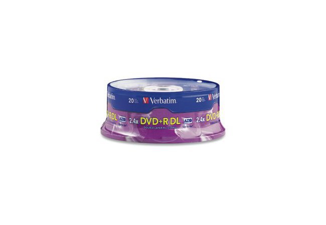 DVD+R DL VERBATIM - 8.5GB - TORRE DE 20 UNIDADES