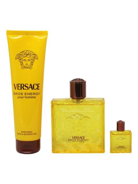 VERSACE EROS SET PERFUME HOMBRE EDP 100ML AMADERADO CITRICO - Imagen 3