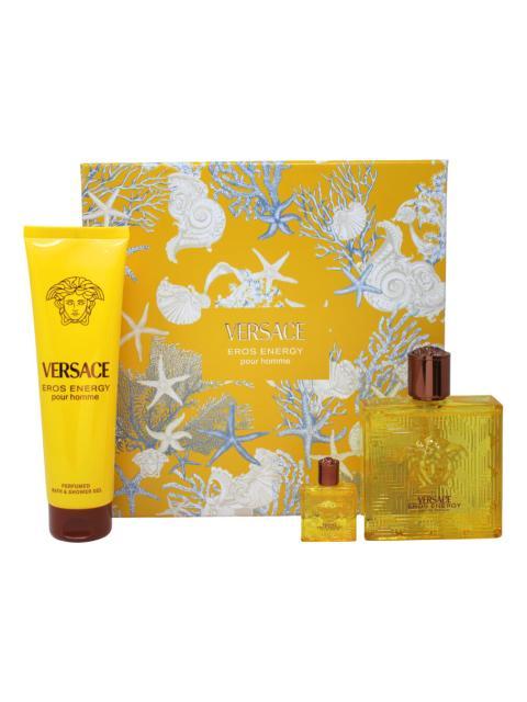 VERSACE EROS SET PERFUME HOMBRE EDP 100ML AMADERADO CITRICO - Imagen 4
