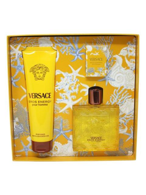 VERSACE EROS SET PERFUME HOMBRE EDP 100ML AMADERADO CITRICO - Imagen 5