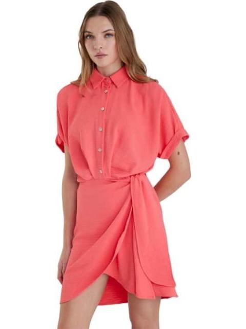 VESTIDO CAMISERO CORAL HOLLY LAND - Imagen 4