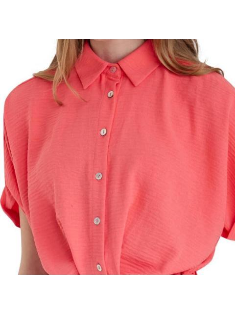 VESTIDO CAMISERO CORAL HOLLY LAND - Imagen 6