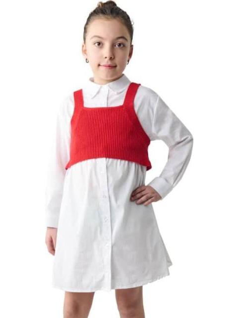 VESTIDO CASUAL BLANCO HOLLY LAND KIDS - Imagen 4