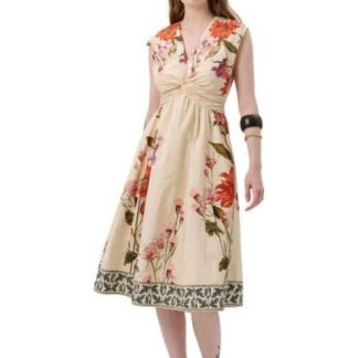 VESTIDO LARGO BEIGE HOLLY LAND