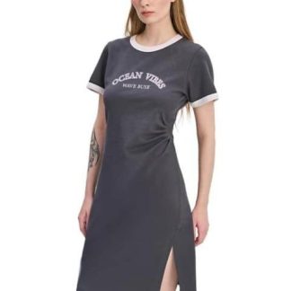 VESTIDO LARGO GRIS HOLLY LAND