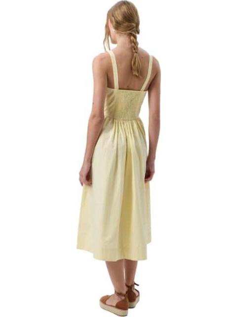 VESTIDO MIDI AMARILLO HOLLY LAND - Imagen 3
