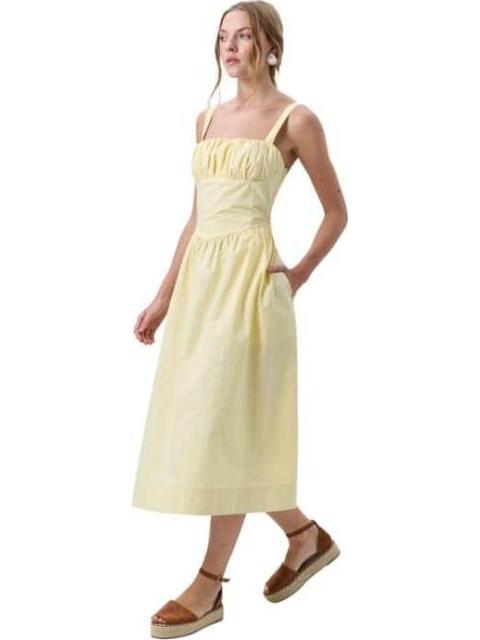 VESTIDO MIDI AMARILLO HOLLY LAND - Imagen 5