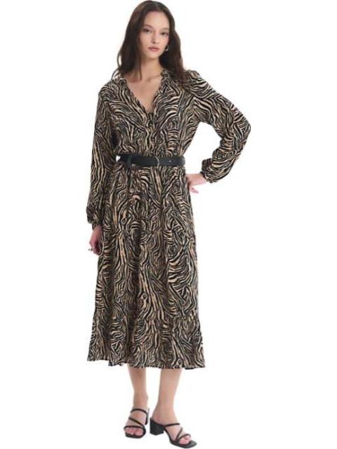 VESTIDO MIDI ANIMAL PRINT HOLLY LAND - Imagen 4
