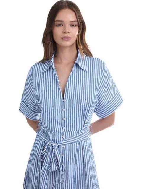 VESTIDO MIDI AZUL HOLLY LAND - Imagen 6