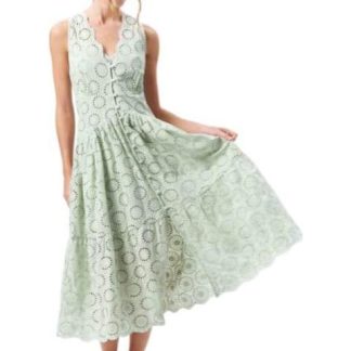 VESTIDO MIDI AZUL MENTA HOLLY LAND