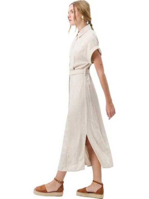 VESTIDO MIDI BEIGE HOLLY LAND - Imagen 4