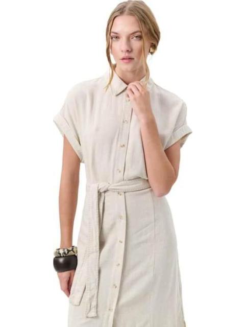 VESTIDO MIDI BEIGE HOLLY LAND - Imagen 6