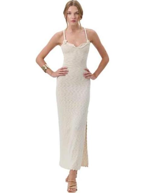 VESTIDO MIDI BEIGE SAO PAULO