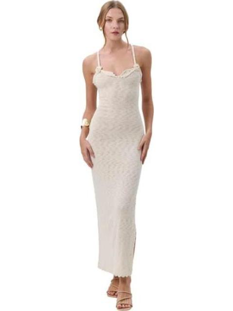 VESTIDO MIDI BEIGE SAO PAULO - Imagen 2