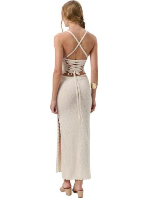VESTIDO MIDI BEIGE SAO PAULO - Imagen 5