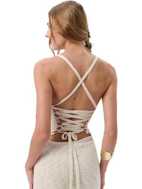 VESTIDO MIDI BEIGE SAO PAULO - Imagen 6