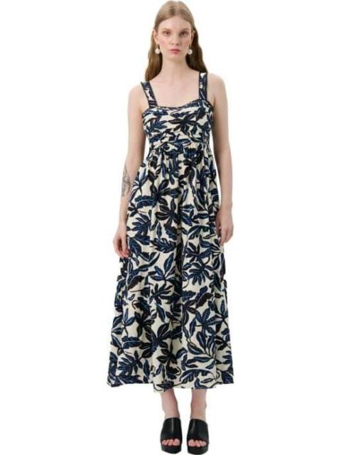 VESTIDO MIDI BICOLOR HOLLY LAND