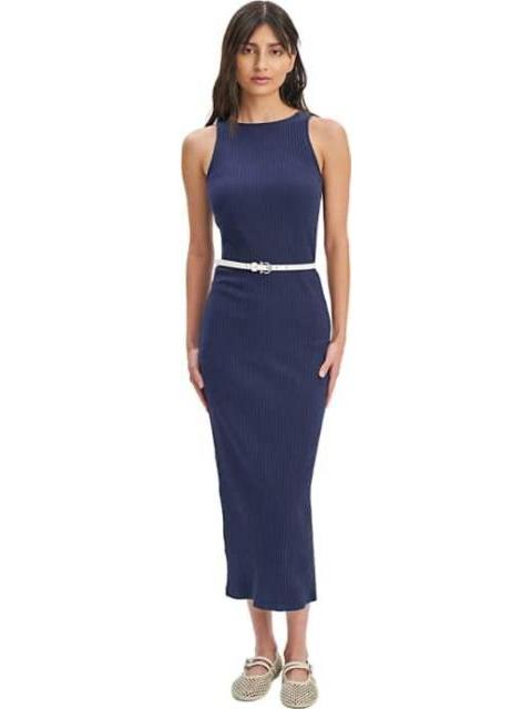 VESTIDO MIDI LARGO AZUL MARINO HOLLY LAND - Imagen 2