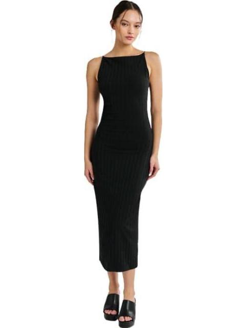 VESTIDO MIDI LARGO NEGRO HOLLY LAND