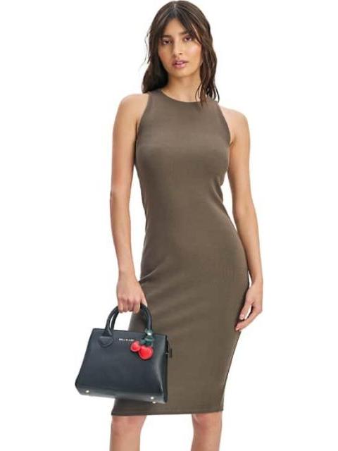 VESTIDO MIDI LARGO VERDE OLIVO HOLLY LAND - Imagen 3
