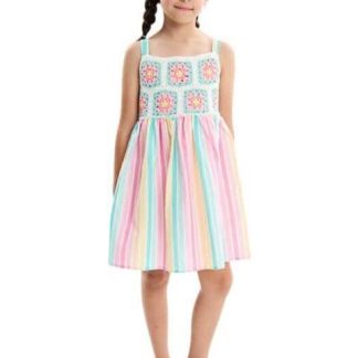 VESTIDO MIDI MULTICOLOR HOLLY LAND KIDS