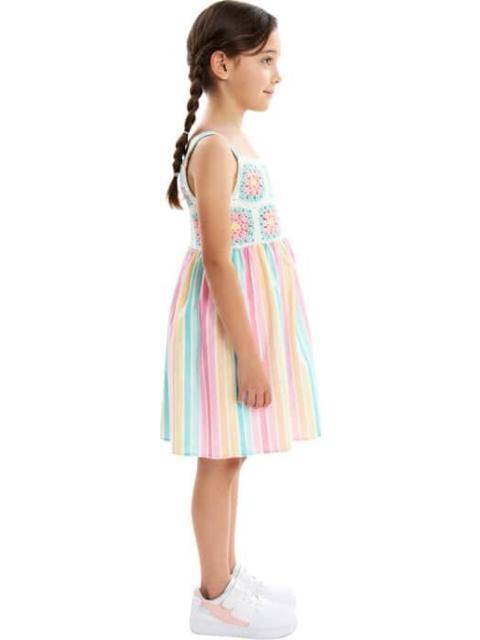 VESTIDO MIDI MULTICOLOR HOLLY LAND KIDS - Imagen 3