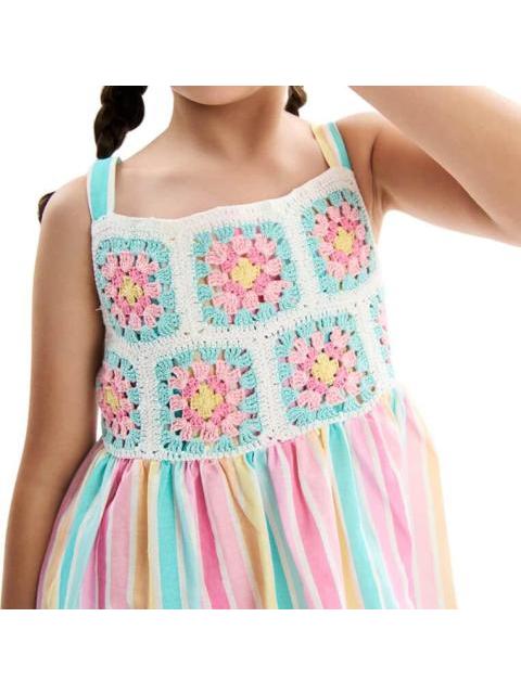 VESTIDO MIDI MULTICOLOR HOLLY LAND KIDS - Imagen 4
