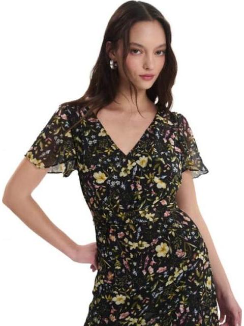 VESTIDO MIDI NEGRO HOLLY LAND - Imagen 5