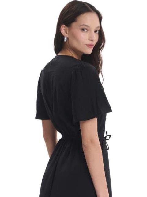 VESTIDO MIDI NEGRO HOLLY LAND - Imagen 5