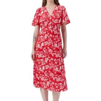 VESTIDO MIDI ROJO HOLLY LAND