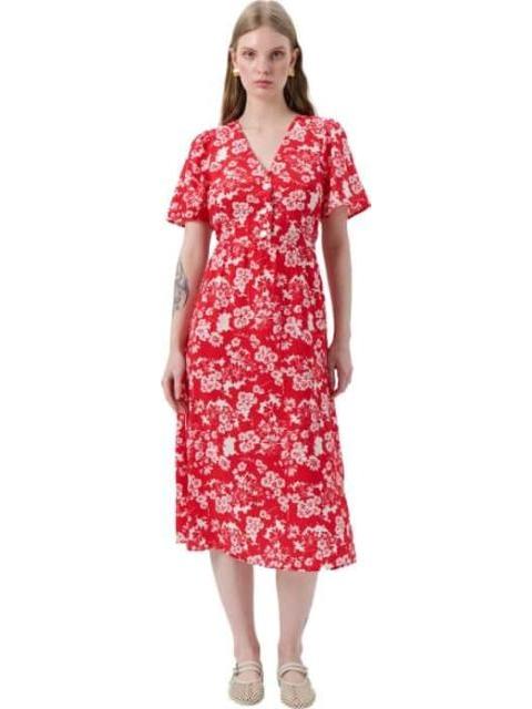 VESTIDO MIDI ROJO HOLLY LAND