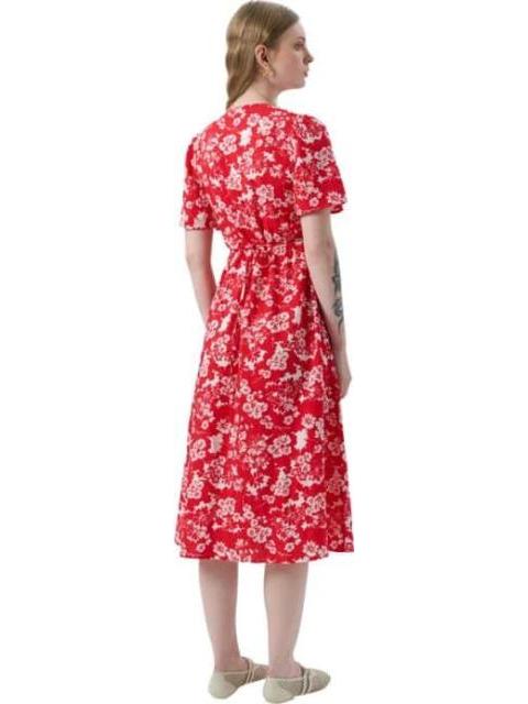 VESTIDO MIDI ROJO HOLLY LAND - Imagen 4