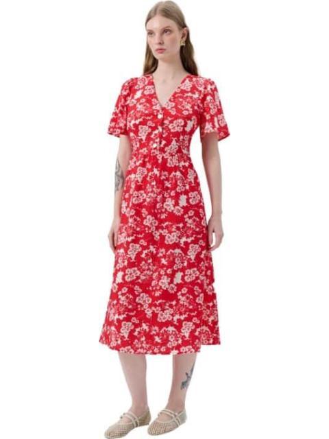 VESTIDO MIDI ROJO HOLLY LAND - Imagen 6