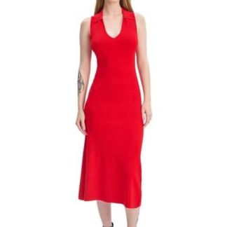 VESTIDO MIDI ROJO SAO PAULO