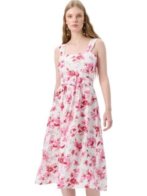 VESTIDO MIDI ROSA HOLLY LAND - Imagen 2