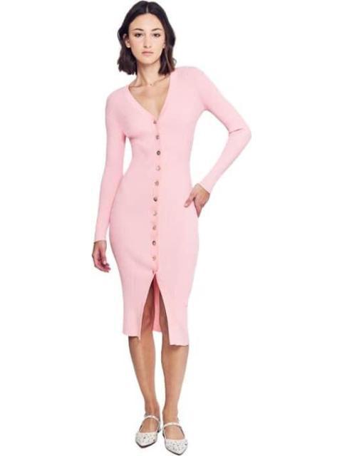 VESTIDO MIDI TEJIDO ROSA SAO PAULO - Imagen 2