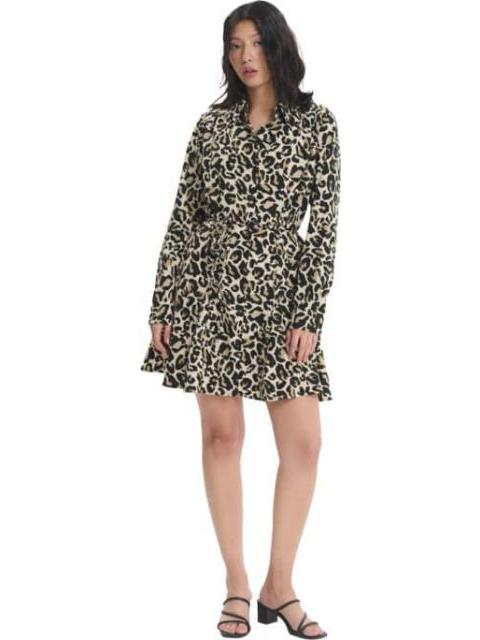 VESTIDO MINI ANIMAL PRINT HOLLY LAND