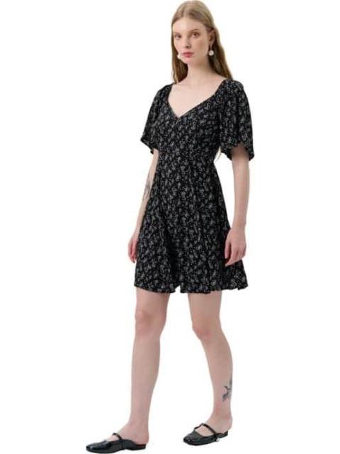 VESTIDO MINI BLANCO/NEGRO HOLLY LAND - Imagen 5