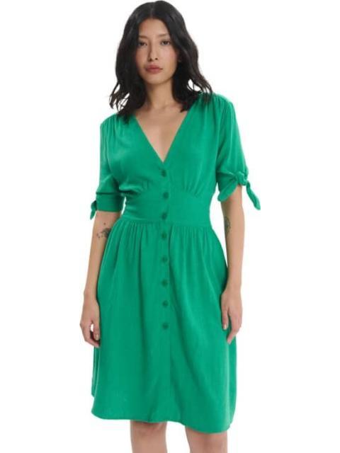 VESTIDO MINI VERDE HOLLY LAND - Imagen 2