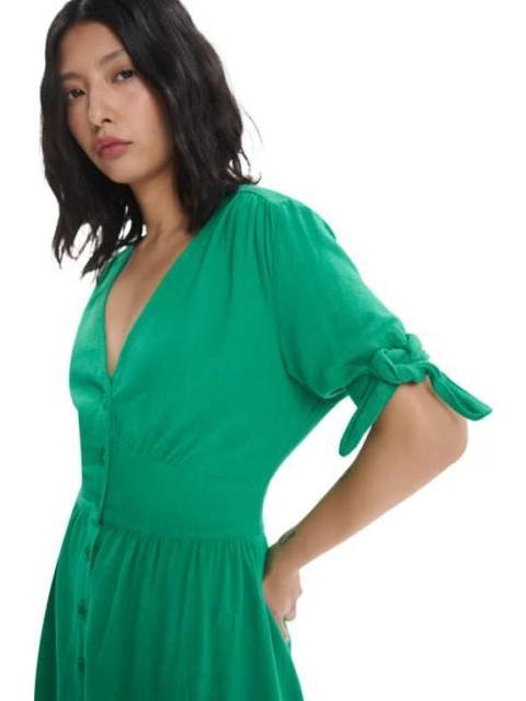 VESTIDO MINI VERDE HOLLY LAND - Imagen 4
