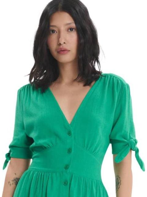 VESTIDO MINI VERDE HOLLY LAND - Imagen 6