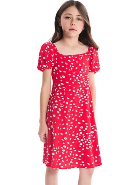 VESTIDO MODA ROJO HOLLY LAND KIDS - Imagen 2