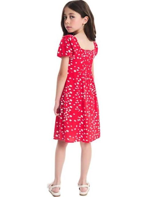 VESTIDO MODA ROJO HOLLY LAND KIDS - Imagen 4