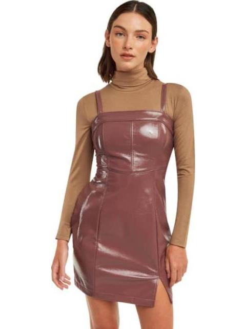 VESTIDO EFECTO PIEL ROSA HOLLY LAND - Imagen 4