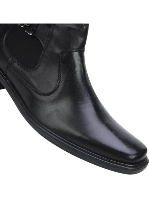 BOTIN VESTIR CHELSEA NEGRO UOMO DI FERRO - Imagen 4